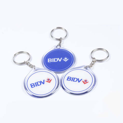 Móc Khóa Quà Tặng In Logo BIDV