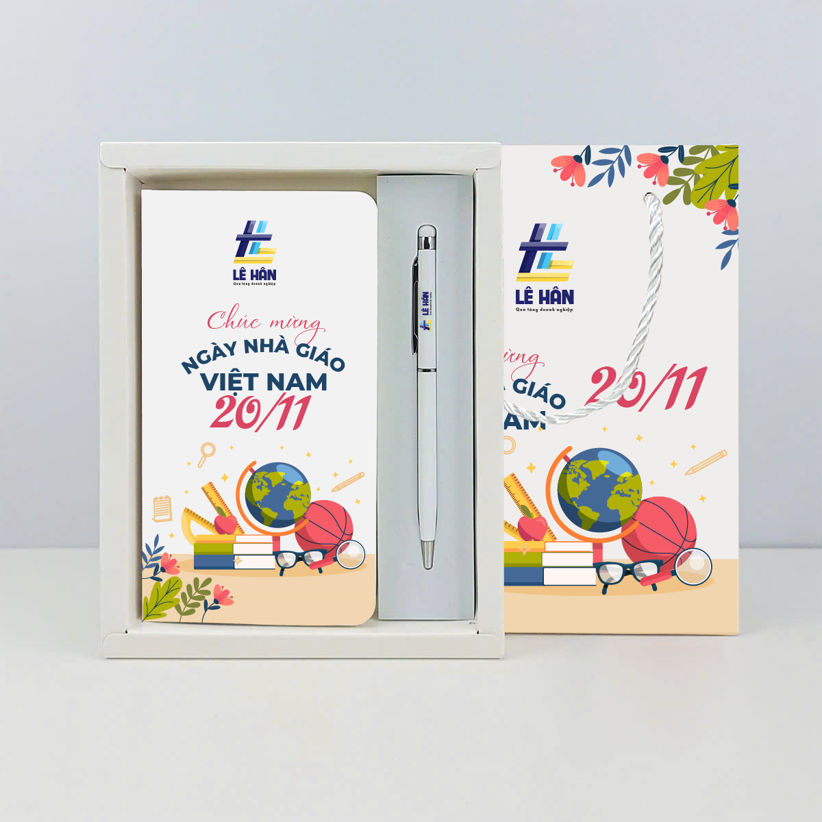 Set Quà Tặng In Logo Tri Ân Thầy Cô Giáo Nhân Ngày 20/11