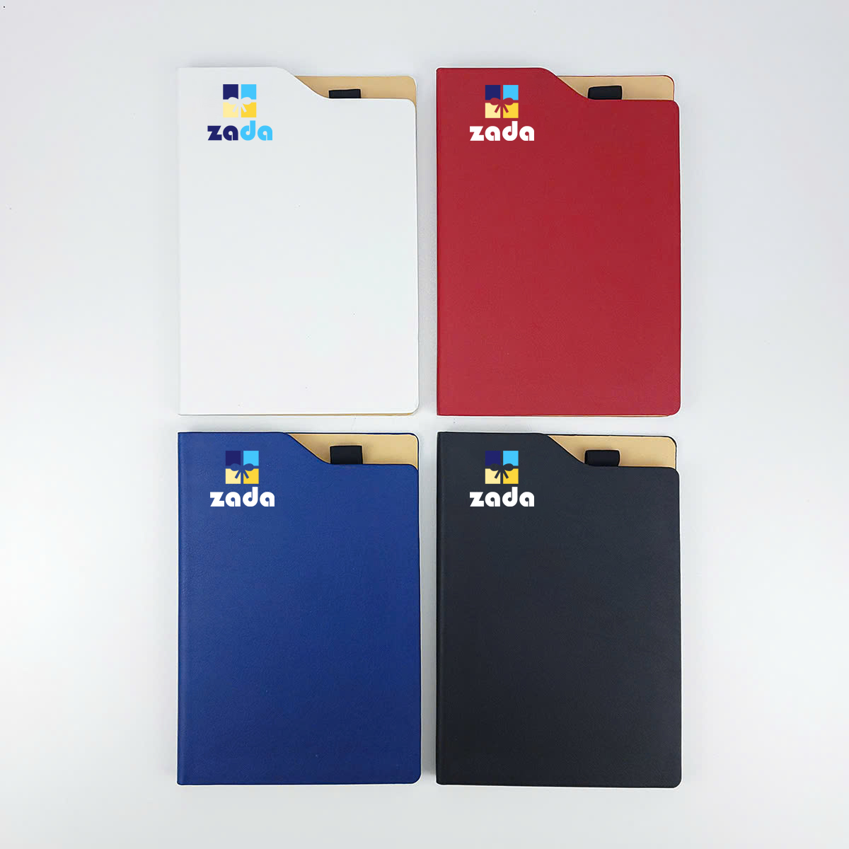 Sổ Bìa Da A5 Dán Gáy In Logo - Quà Tặng Doanh Nghiệp BS132